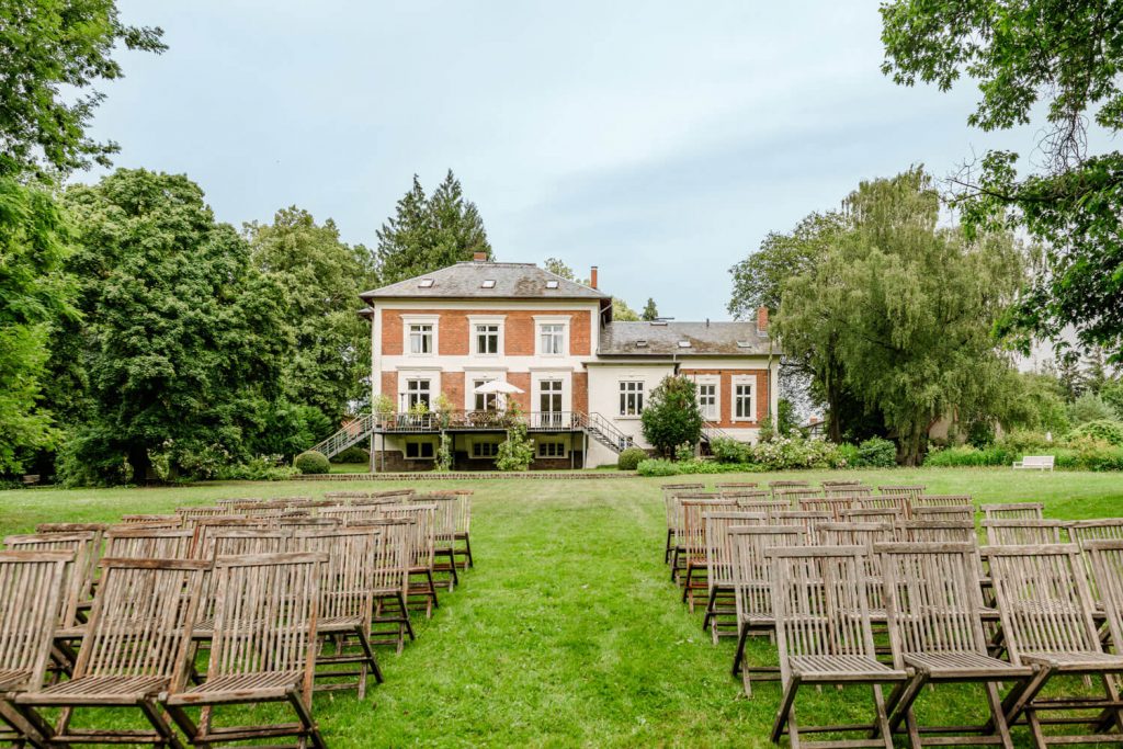 Hochzeitsfotograf Gut Groß Siemen Gartenansicht